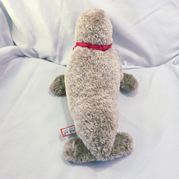 Douglas Walrus Plush Thule Greenland Bandana Silky Soft Brown Frosted 16 Inch - Picture 7 of 11